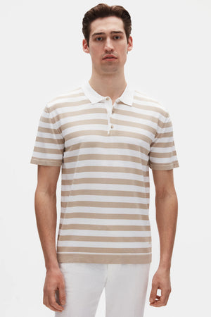 D'S Damat Men's Regular Fit Striped Rayon Blend Knitwear Summer T-Shirt