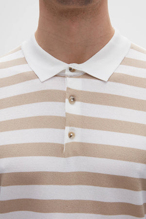 D'S Damat Men's Regular Fit Striped Rayon Blend Knitwear Summer T-Shirt