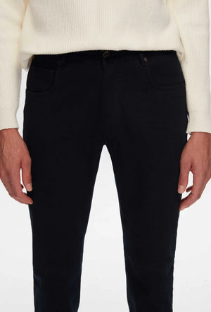 D'S Damat Slim Fit Stretch Gabardine Denim Trousers Premium Casual Men's Pants
