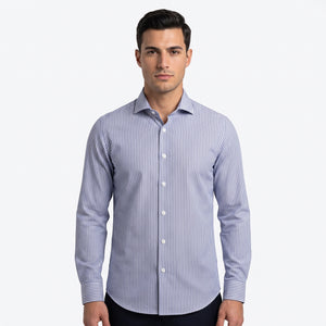 D'S Damat Men's Slim Fit Cotton Blend Formal Shirt