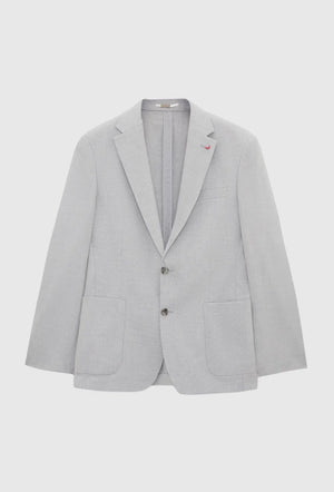 DS Groom Slim Fit Linen Blend Stretch Jacket Premium Ceremony Men's Blazer - 4HF044700436M