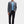 Ds Damat Slim Fit Navy Blue Plain Linen Blend Fabric Jacket