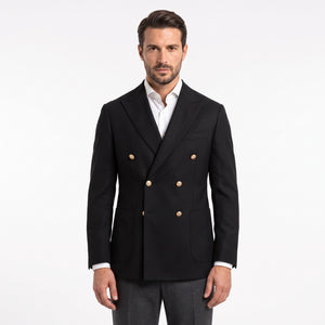 D'S Damat Men's Regular Fit Double-Breasted Suit Jacket