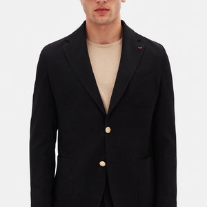 D'S Damat Regular Fit Textured Stretch Fabric Jacket Premium Formal Men's Blazer - 4HF04KV13494M