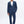 Twn Slim Fit Navy Blue Crow's Foot Suit-D'S DAMAT ONLINE