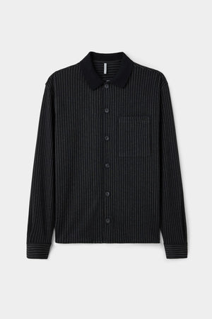 TWN Relaxed Fit Cotton Blend Knitted Shirt Jacket Premium Casual Men's Overshirt - 5EC040011053M
