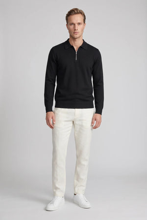 TWN Slim Fit Wool Blend Sweater Casual Men's Knitwear