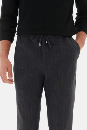 D'S Damat Men's Relaxed Fit Striped Jogger Pants