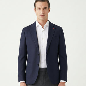D'S Damat Regular Fit Textured Stretch Fabric Jacket Premium Formal Men's Blazer - 5HC04TD09436M