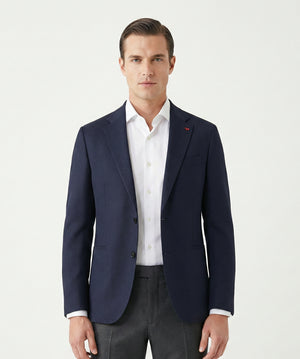 D'S Damat Regular Fit Textured Stretch Fabric Jacket Premium Formal Men's Blazer - 5HC04TD09436M