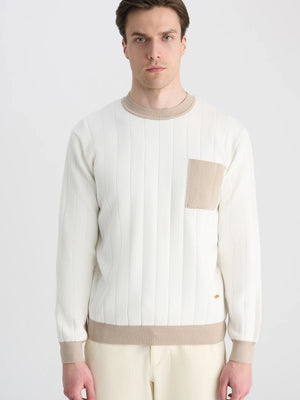 D'S Damat Regular Fit Viscose Blend Sweater Soft Casual Men's Knitwear