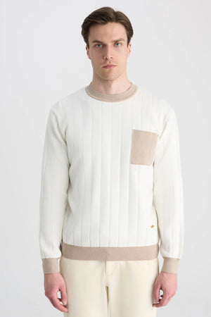 D'S Damat Regular Fit Viscose Blend Sweater Soft Casual Men's Knitwear