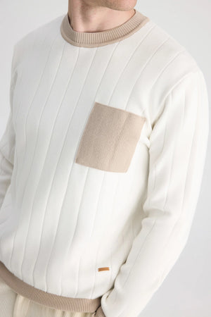 D'S Damat Regular Fit Viscose Blend Sweater Soft Casual Men's Knitwear