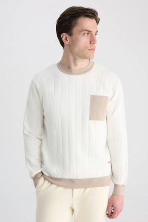 D'S Damat Regular Fit Viscose Blend Sweater Soft Casual Men's Knitwear