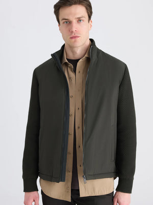 D'S Damat Men's Regular Fit Plain Polyester Casual Jacket