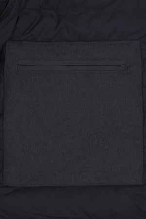 D'S Damat Men's Regular Fit Wool Blend Coat with Detachable Fur Collar