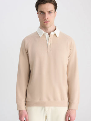 D'S Damat Regular Fit Blend Sweatshirt Soft Casual Men's Essential Sweatshirt