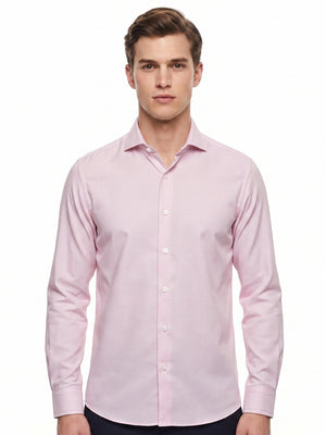 D'S Damat Men's Slim Fit 100% Cotton Formal Shirt