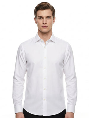 D'S Damat Men's Slim Fit 100% Cotton Formal Shirt