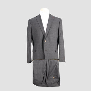 D'S Damat Comfort Fit Wool Blend Stretch Suit Premium Formal Men's Suit - 5HF05JB02604Y-A01