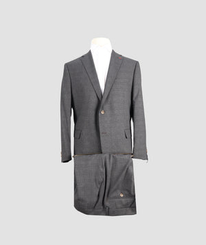 D'S Damat Comfort Fit Wool Blend Stretch Suit Premium Formal Men's Suit - 5HF05JB02604Y-A01