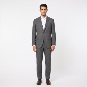 D'S Damat Comfort Fit Wool Blend Stretch Suit Premium Formal Men's Suit - 5HF05JB02604Y-A01