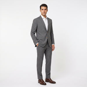 D'S Damat Comfort Fit Wool Blend Stretch Suit Premium Formal Men's Suit - 5HF05JB02604Y-A01