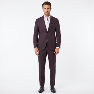 D’S DAMAT Men’s Slim Fit Suit – Textured Stretch Blend-5HF05TL17536M