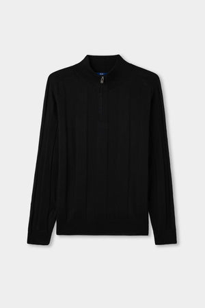 D'S Damat Men's Regular Fit Wool Blend Plain Knit Sweater