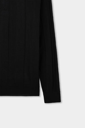D'S Damat Men's Regular Fit Wool Blend Plain Knit Sweater