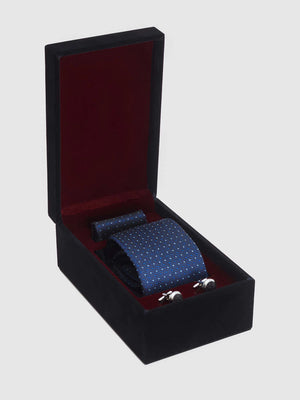 D'S Damat Groom Men's Tie Handkerchief Cufflink Formal Set