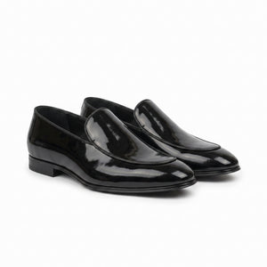 D'S Damat Men's Patent Leather Venetian Loafers Tuxedo Dress Shoes