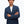 Twn Slim Fit Navy Blue Crow's Foot Suit-D'S DAMAT ONLINE