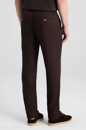 TWN Relaxed Fit Pleatless Jogger Pants Casual Men's Trousers