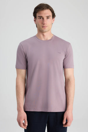 TWN Slim Fit Cotton Stretch T-Shirt Essential Casual Men's Basic T-Shirt