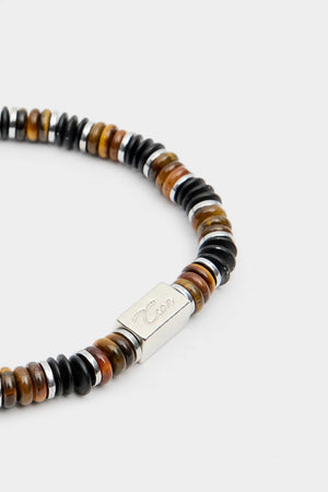 TWN Natural Stone Beaded Bracelet Casual Men's Bracelet