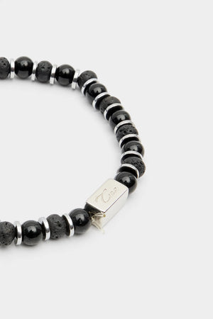 TWN Natural Stone Beaded Bracelet Casual Men's Bracelet