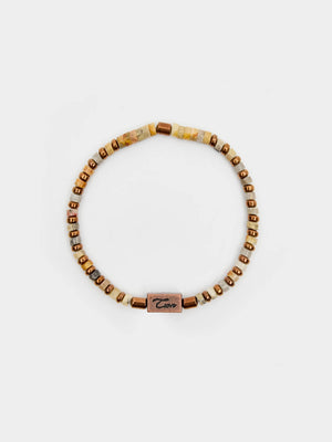 TWN Natural Stone Beaded Bracelet Classic Casual Men's Fashion Accessory
