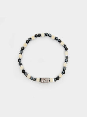 TWN Natural Stone Beaded Bracelet Everyday Casual Men's Accessory