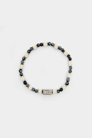 TWN Natural Stone Beaded Bracelet Everyday Casual Men's Accessory