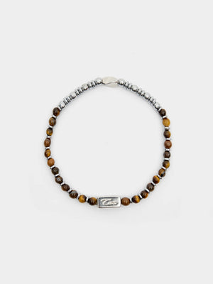 TWN Natural Stone Beaded Bracelet Men's Casual Fashion Accessory