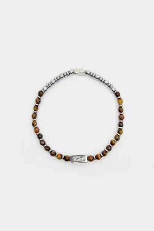 TWN Natural Stone Beaded Bracelet Men's Casual Fashion Accessory