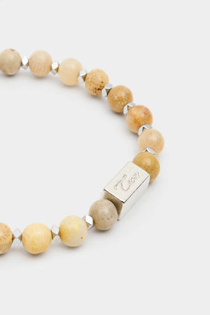 TWN Men's Natural Stone Beaded Bracelet for Everyday Wear