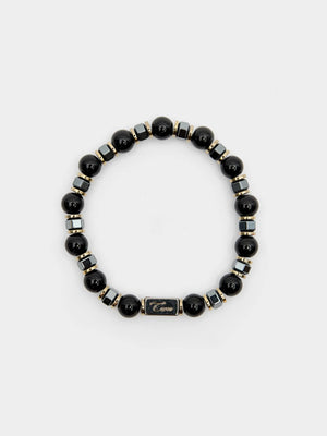 TWN Natural Stone Beaded Bracelet Everyday Men's Casual Accessory