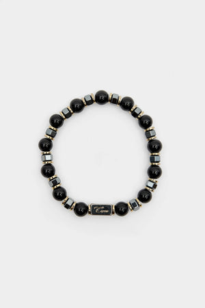 TWN Natural Stone Beaded Bracelet Everyday Men's Casual Accessory