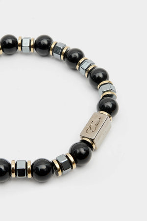 TWN Natural Stone Beaded Bracelet Everyday Men's Casual Accessory