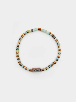 TWN Natural Stone Beaded Bracelet Everyday Men's Casual Accessory