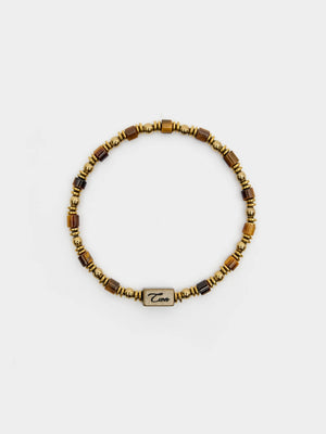 TWN Natural Stone Beaded Bracelet Everyday Men's Casual Accessory