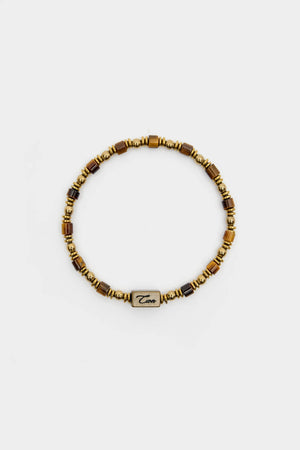 TWN Natural Stone Beaded Bracelet Everyday Men's Casual Accessory