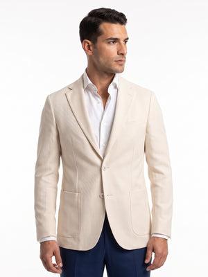 TWN Men's Slim Fit 100% Polyester Suit Jacket for Formal Wear